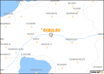 map of Akbulak