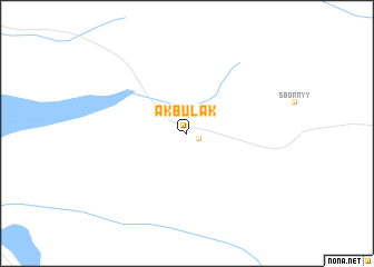 map of Akbulak
