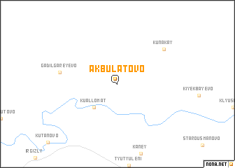 map of Akbulatovo