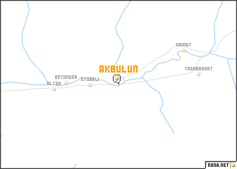 map of Ak-Bulun