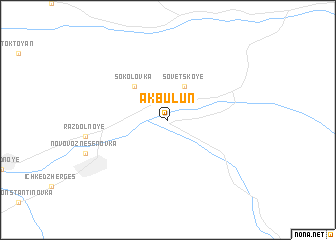 map of Ak-Bulun