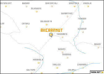 map of Akçaarmut