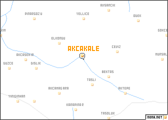 map of Akçakale