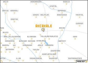 map of Akçakale