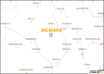 map of Akçakepir