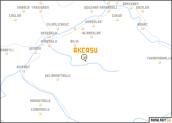 map of Akçasu