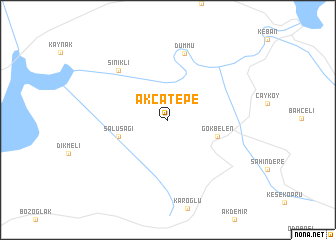 map of Akçatepe