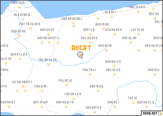 map of Akçat