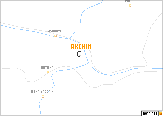 map of Akchim