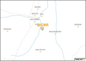 map of Ak Chin