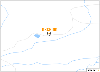 map of Ak-Chira