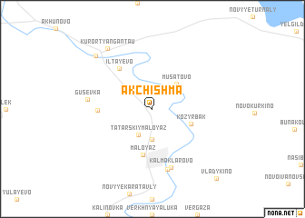 map of Ak-Chishma