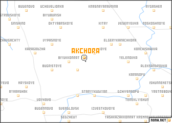 map of Akchora