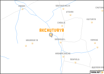 map of Ak Chut Vaya