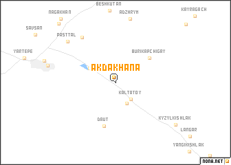 map of Akdakhana