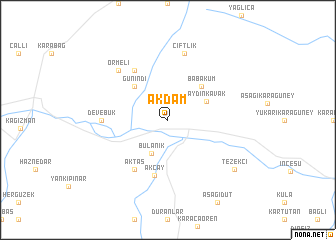 map of Akdam