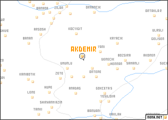 map of Akdemir