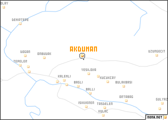 map of Akduman