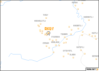 map of Akdy