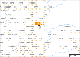 map of Akelo
