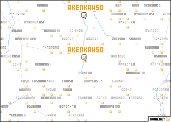 map of Akenkawso