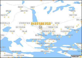 map of Åkersberga