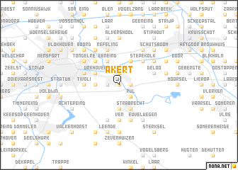 map of Akert