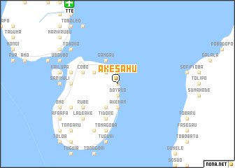map of Akesahu