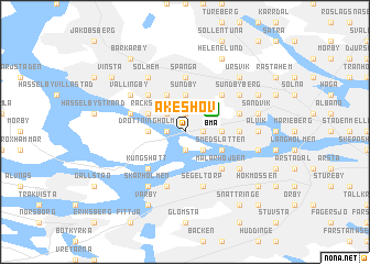 map of Åkeshov