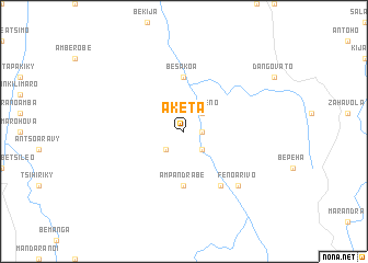 map of Aketa