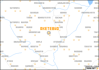 map of Aketebwo