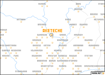 map of Aketeche