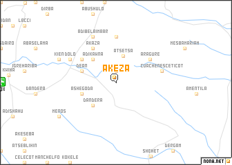 map of Ākeza