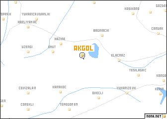 map of Akgöl