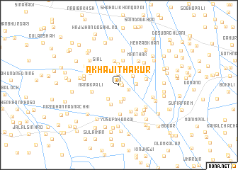 map of Akhaji Thākur