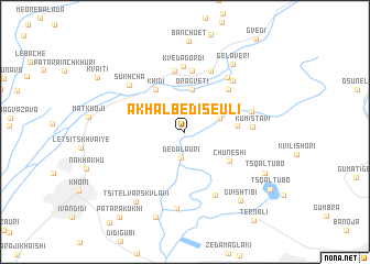 map of Akhalbediseuli