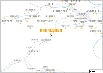 map of Akhaldaba