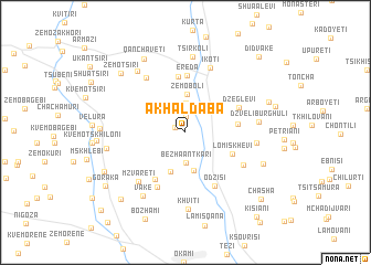 map of Akhaldaba