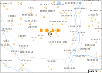 map of Akhaldaba