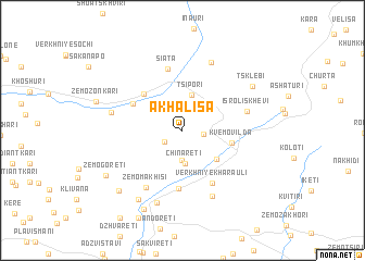 map of Akhalisa