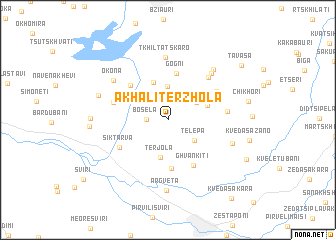 map of Akhali T\