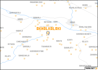 map of Akhalkʼalakʼi