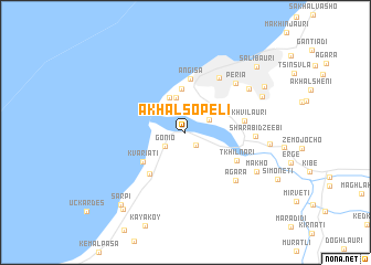 map of Akhalsop\