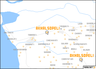 map of Akhalsopʼeli