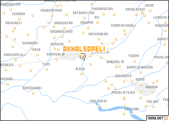 map of Akhalsop\