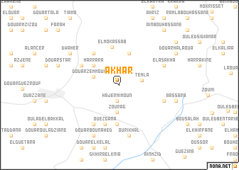 map of Akhar