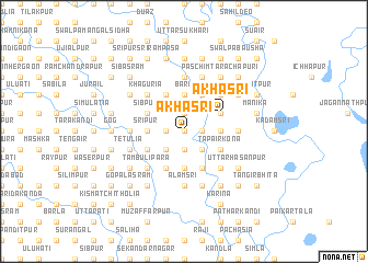 map of Ākhāsri