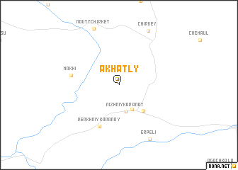 map of Akhatly