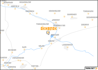 map of Akhbrak