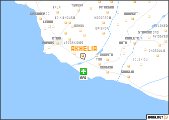 map of Akhelia